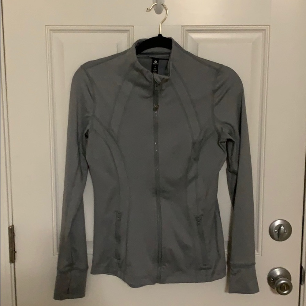 Gray sports jacket